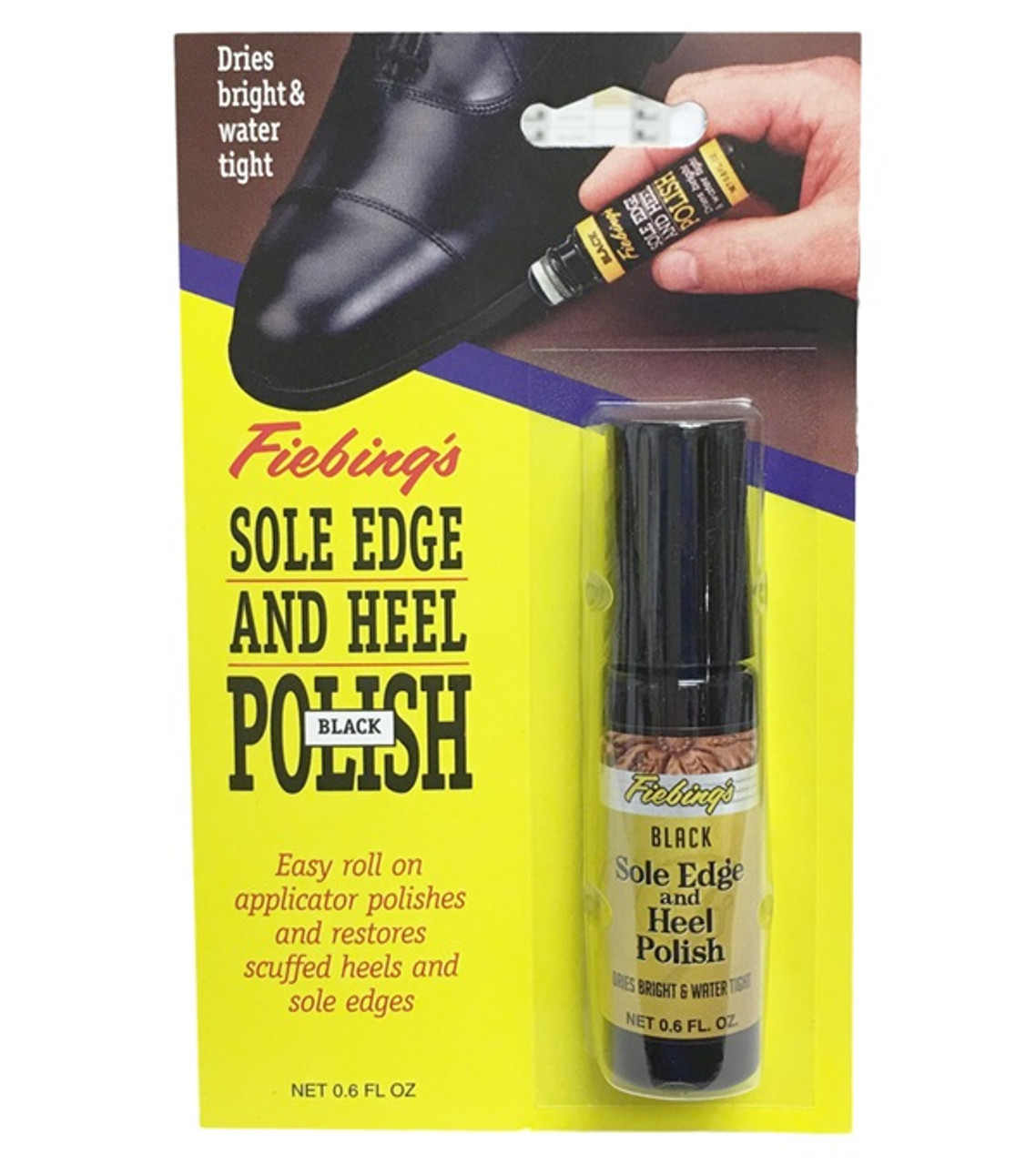 Fiebing's Sole Edge & Heel Polish 0.6 oz. - The Harness Shop Online